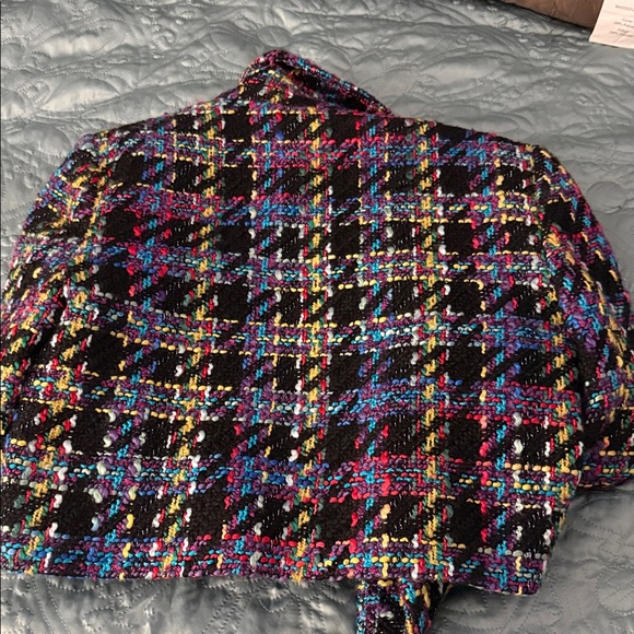 Zara Multicolor Tweed Jacket - Picture 2 of 2